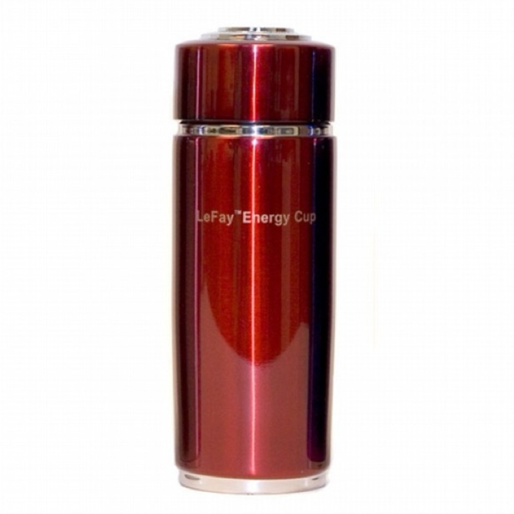 LEFAY Alkaline Energy Cup NEW! Red Stainless Steel Thermal Healthy Water Filter - Picture 9 of 9